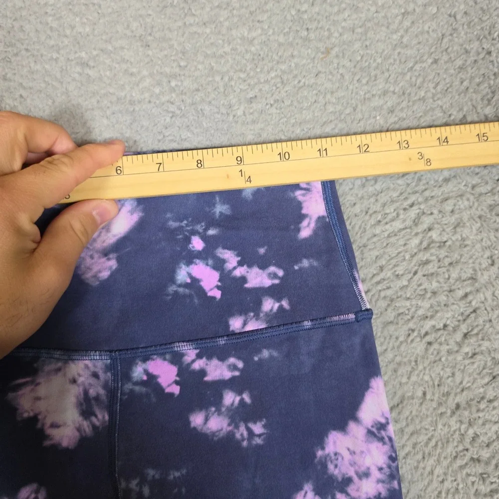 Lululemon Align‎ Leggings Womens 4 Navy Pink Excellent High Rise 25